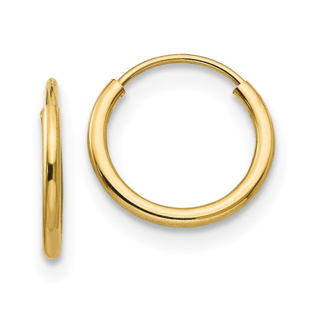 14k Madi K Endless Hoop Earrings