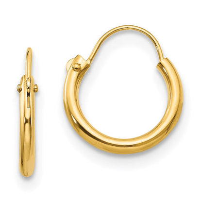 14k Madi K Hoop Earrings