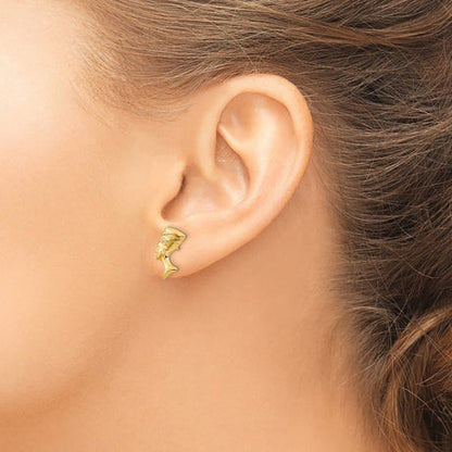 14k Madi K Nefertiti Post Earrings