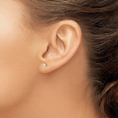 14k Madi K CZ Stud Post Earrings