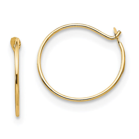 14k Madi K Sm. Endless Hoop Earrings