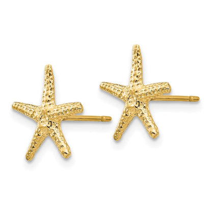 14k Starfish Post Earrings