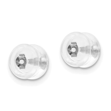 Silicone Sliders 14K WG Mushroom 1 Pair