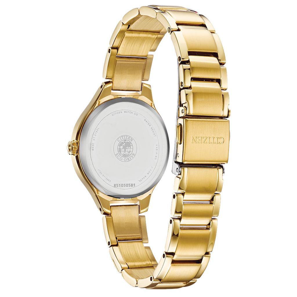 Citizen - Ladies SS Corso Eco Drive Gold Tone Watch - FE2102-55A