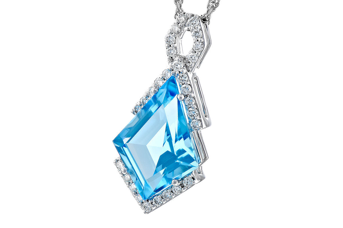 Allison Kaufman Blue Topaz Pendant