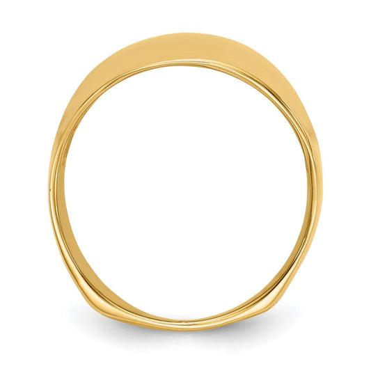 14k Polished Dome Ring