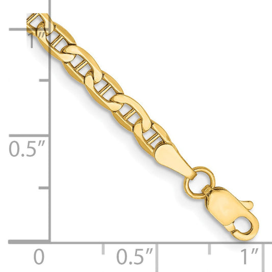 14k Yellow Gold 3.20mm Anchor Chain