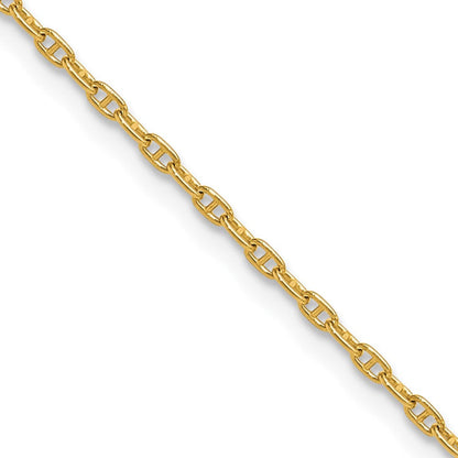 14k 1.5mm Mariners Link Chain