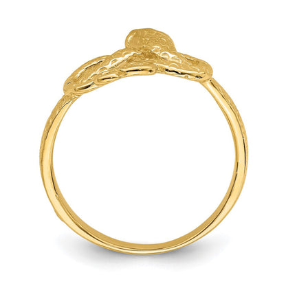 14K Snake Ring