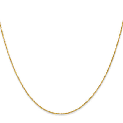 14k 20 inch 1mm Parisian Wheat with Lobster Clasp Chain