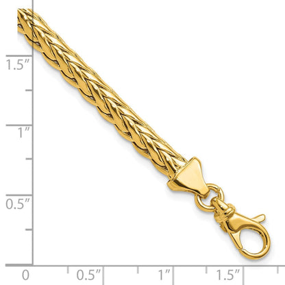 14K Polished Fancy Link Bracelet