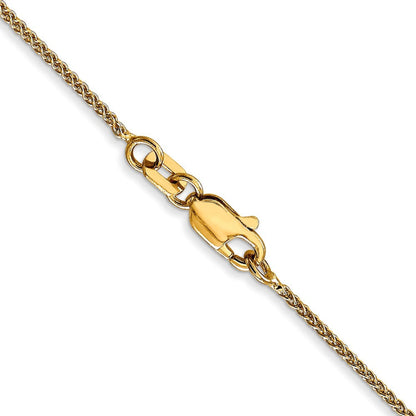 14K 18 inch 1.05mm Spiga with Lobster Clasp Chain