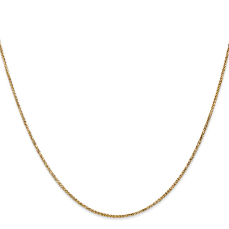 14K 18 inch 1.25mm Spiga with Lobster Clasp Chain