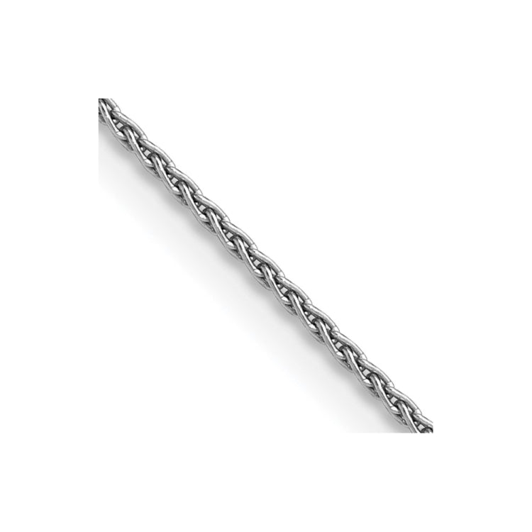 14K White Gold 18 inch 1.5mm Parisian Wheat with Lobster Clasp Chain