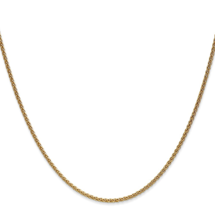 14K 20 inch 1.7mm Spiga with Lobster Clasp Chain