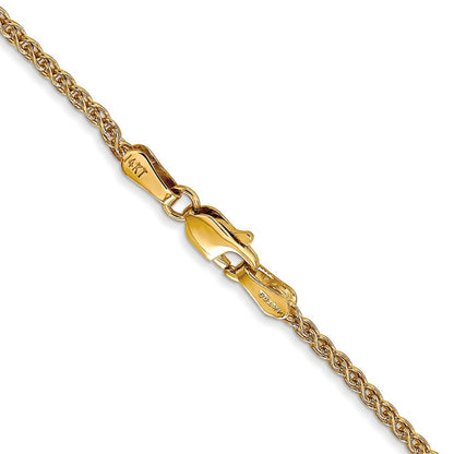 14K 20 inch 1.7mm Spiga with Lobster Clasp Chain