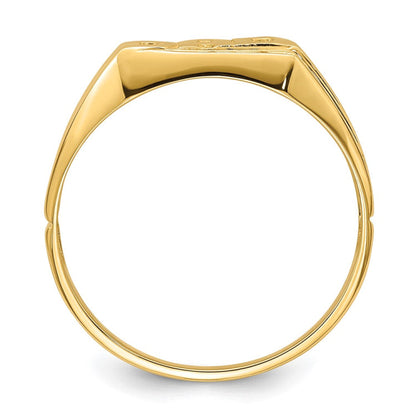 14k AA Diamond men's ring