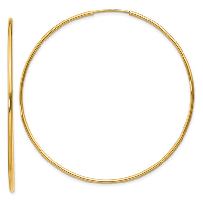 14k 1.25mm Endless Hoop Earring