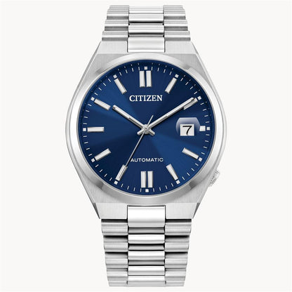 Citizen Gents Stainless Tsuyosa Blue Automatic Watch NJ0150-56L