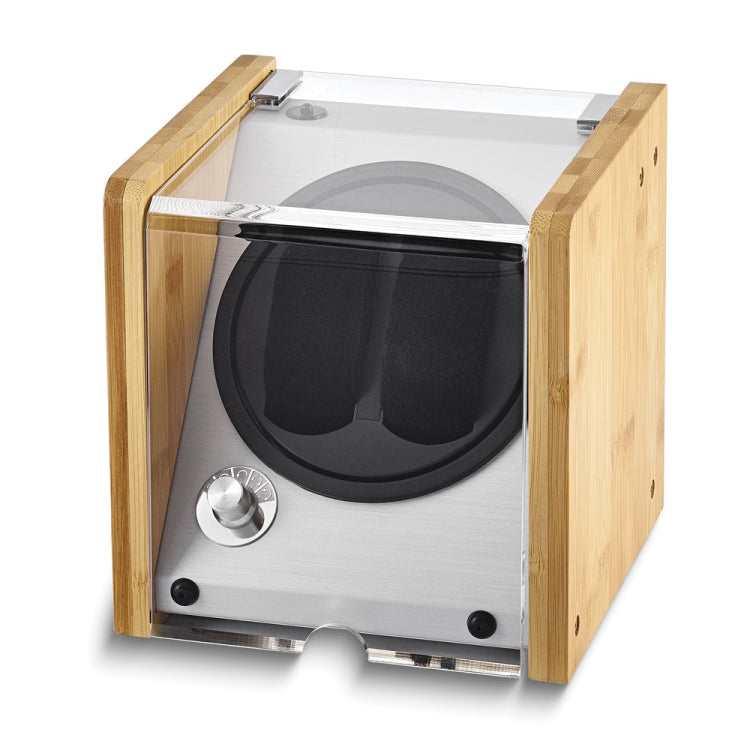 Luxury Giftware Bamboo Double Watch Winder