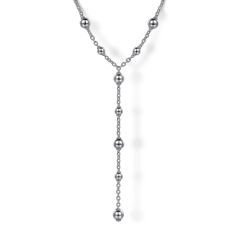 Gabriel & Co | 925 Sterling Silver Round Beads Necklace