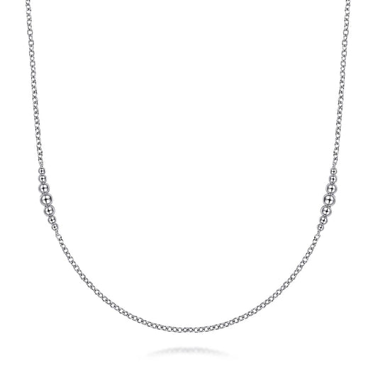 Gabriel & Co | 925 Sterling Silver Station Necklace