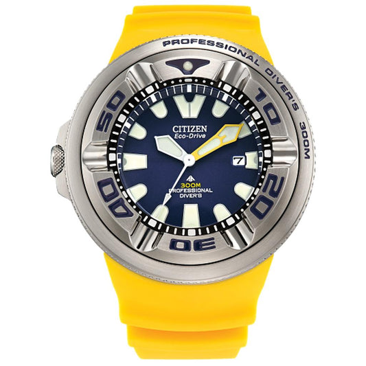 Citizen Gents Yellow Promaster Dive Ecozilla Eco Drive Watch BJ8058-06L