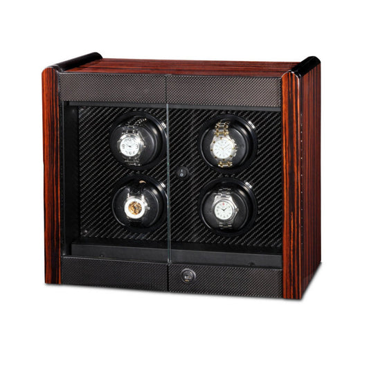 Orbita - Avanti 4 Watch Winder | Macassar/Carbon