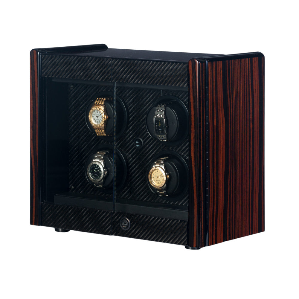 Orbita - Avanti 4 Watch Winder | Macassar/Carbon