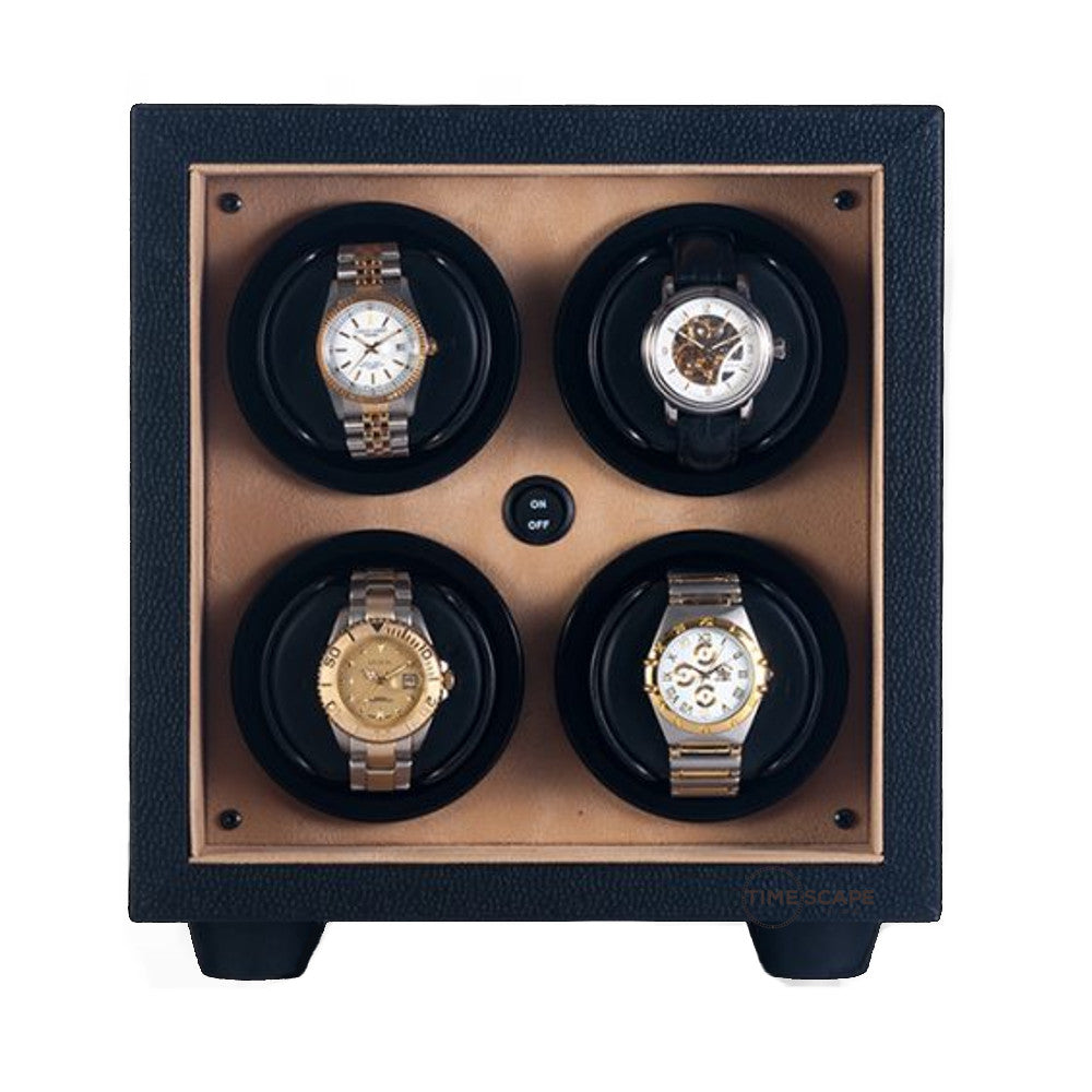 ORBITA - InSafe 4 Watch Winder | Cream Leatherette