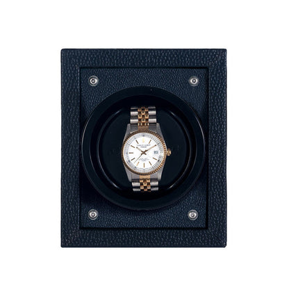 ORBITA - Piccolo Single Watch Winder | Black Leatherette