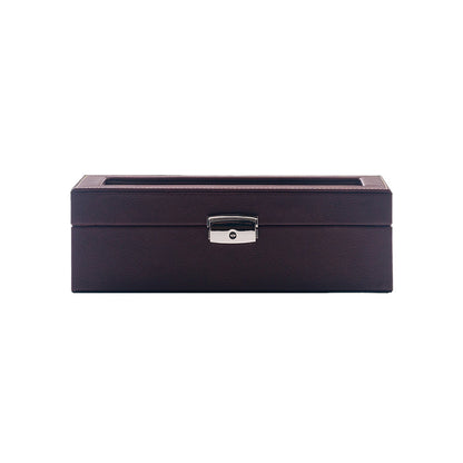 Orbita - Roma 5 Watch Storage Case | Chocolate Leather