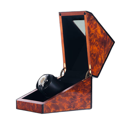 ORBITA - Siena 1 Single Watch Winder | Burlwood