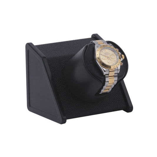 ORBITA - Sparta 1 Single Watch Winder | Black Leatherette