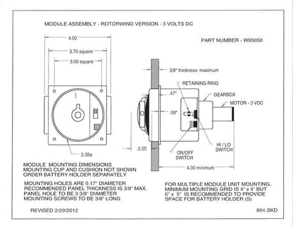 Orbita - DIY Progrmmable Watch Winder | Triple Assembly 6VDC Module