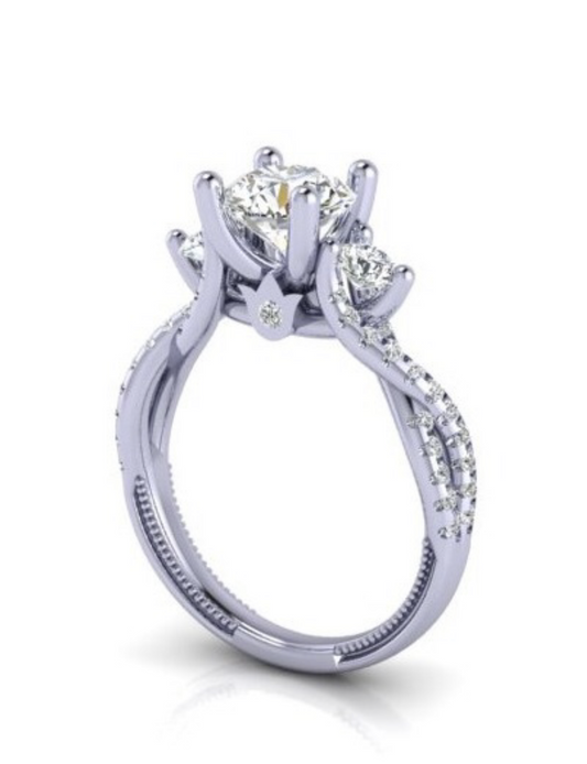 Verragio Women's Engagement Ring RENAISSANCE-962-3R1.2