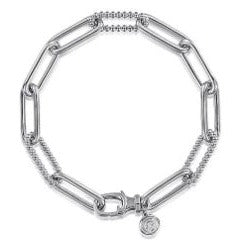 Gabriel & Co | 925 Sterling Silver Bujukan Link Bracelet