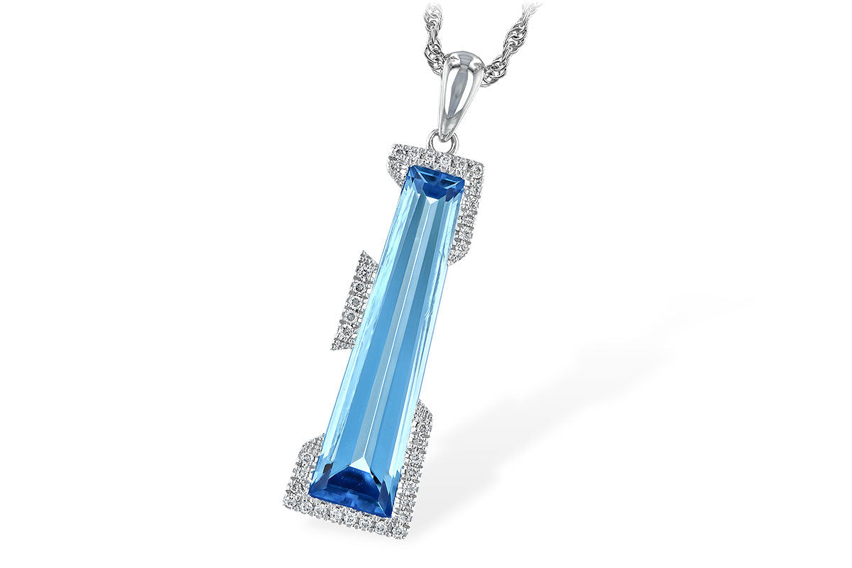 Blue Topaz Pendant