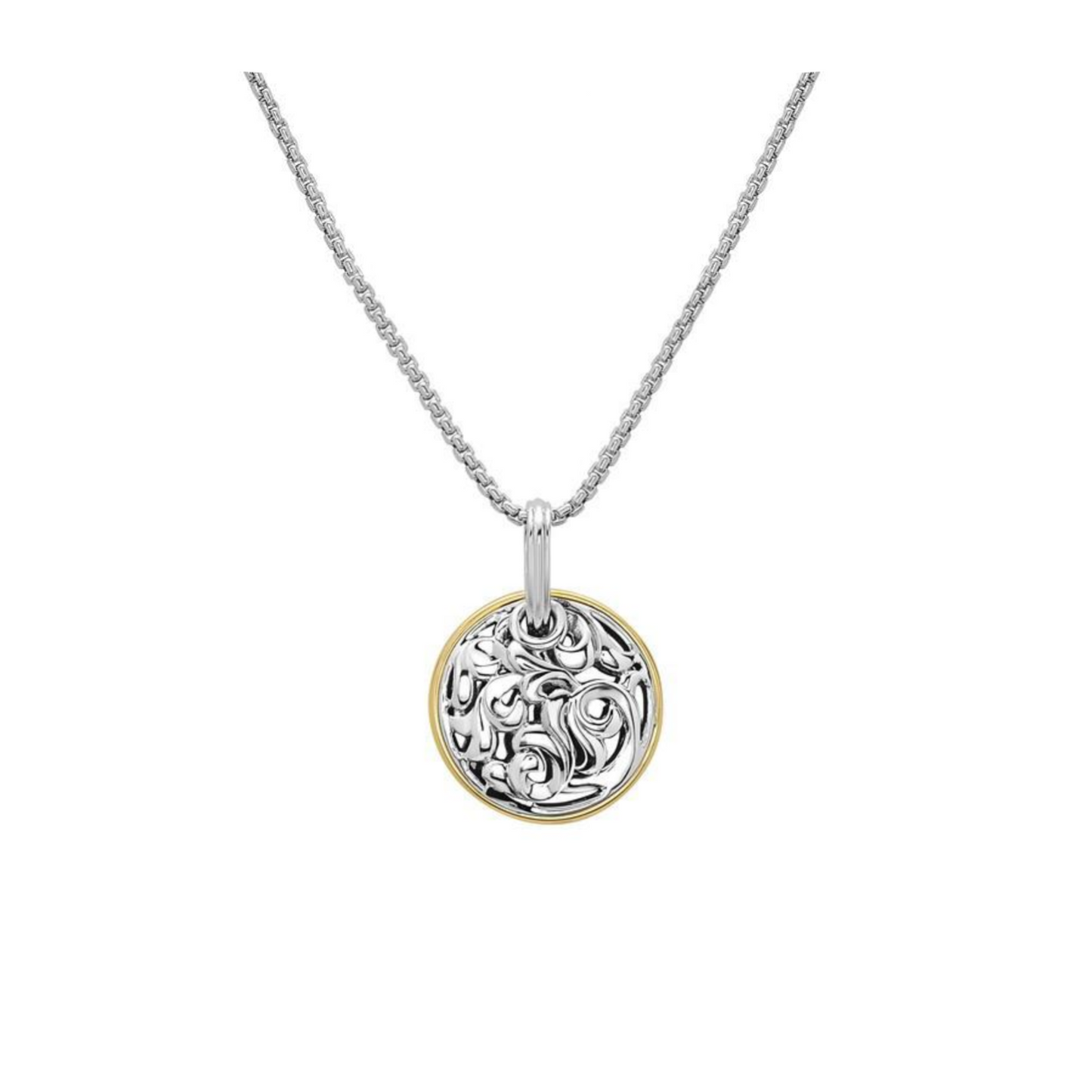 Silver Ivy Two Tone Petite Pendant