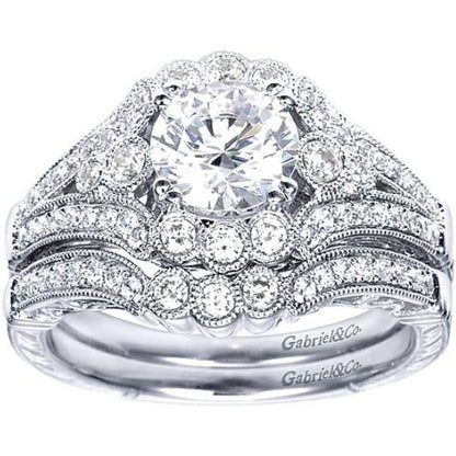 Gabriel Amavida "Armada" Curved Diamond Wedding Ring