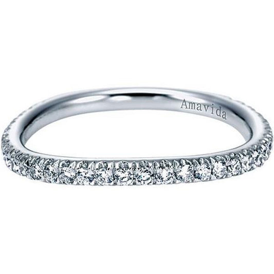 Gabriel Amavida ""Brooklyn" Curved Diamond Wedding Ring