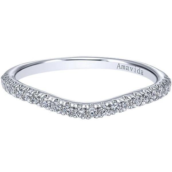 Gabriel Amavida "Colby" Curved Diamond Wedding Ring