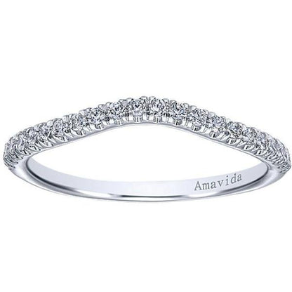 Gabriel Amavida "Colby" Curved Diamond Wedding Ring