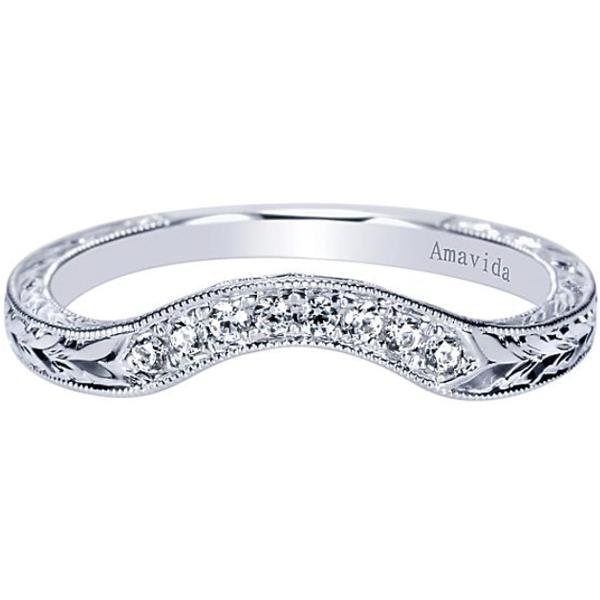 Gabriel Amavida "Girasol" Curved Diamond Wedding Ring