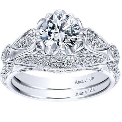 Gabriel Amavida "Jaelyn" Victorian Style Diamond Engagement Ring