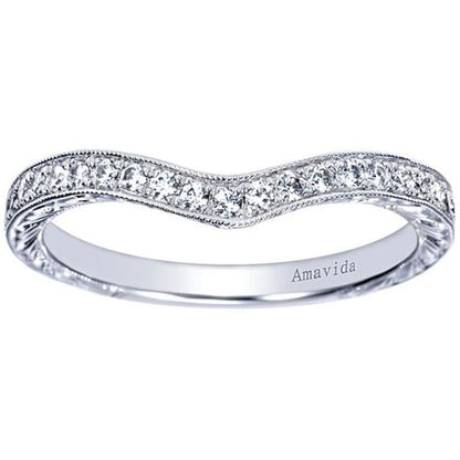 Gabriel Amavida "Kirie" Curved Diamond Wedding Ring