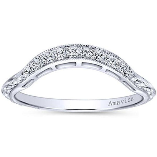 Gabriel Amavida "Margarita" Vintage Diamond Wedding Ring