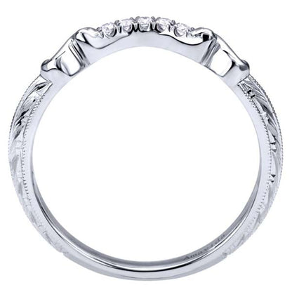 Gabriel Amavida "Mercer" Curved Diamond Wedding Ring