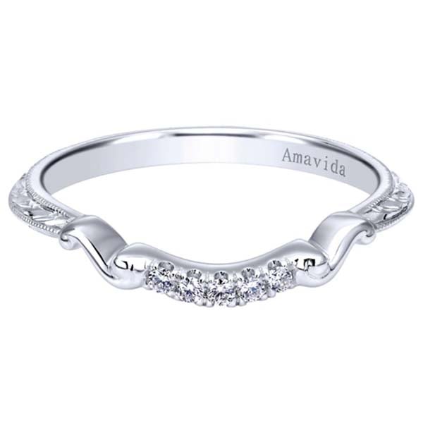 Gabriel Amavida "Mercer" Curved Diamond Wedding Ring