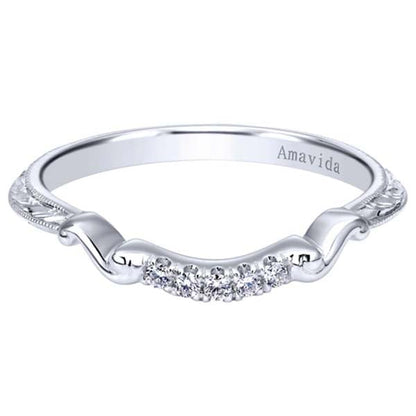 Gabriel Amavida "Mercer" Curved Diamond Wedding Ring